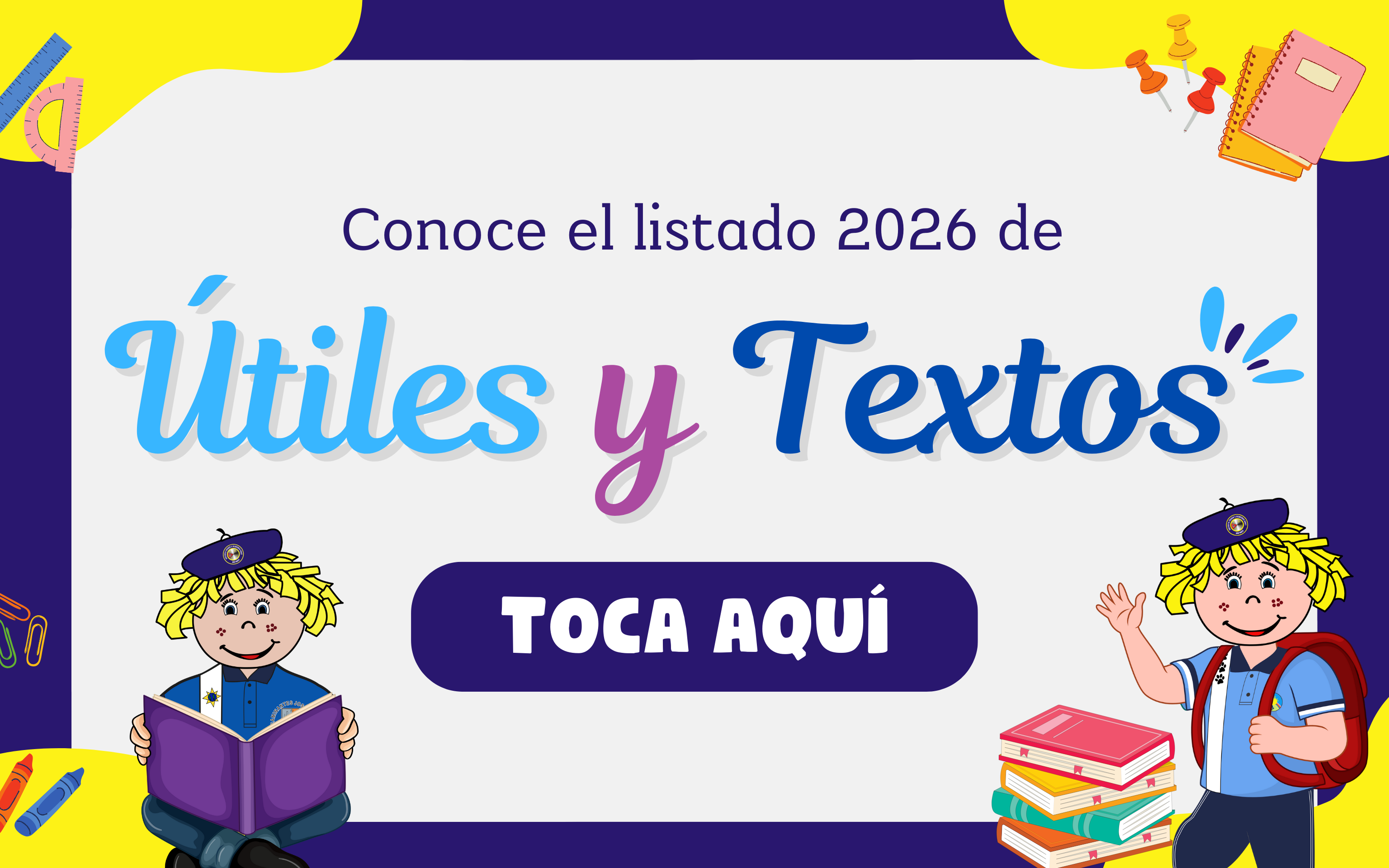 Útiles y textos 2026