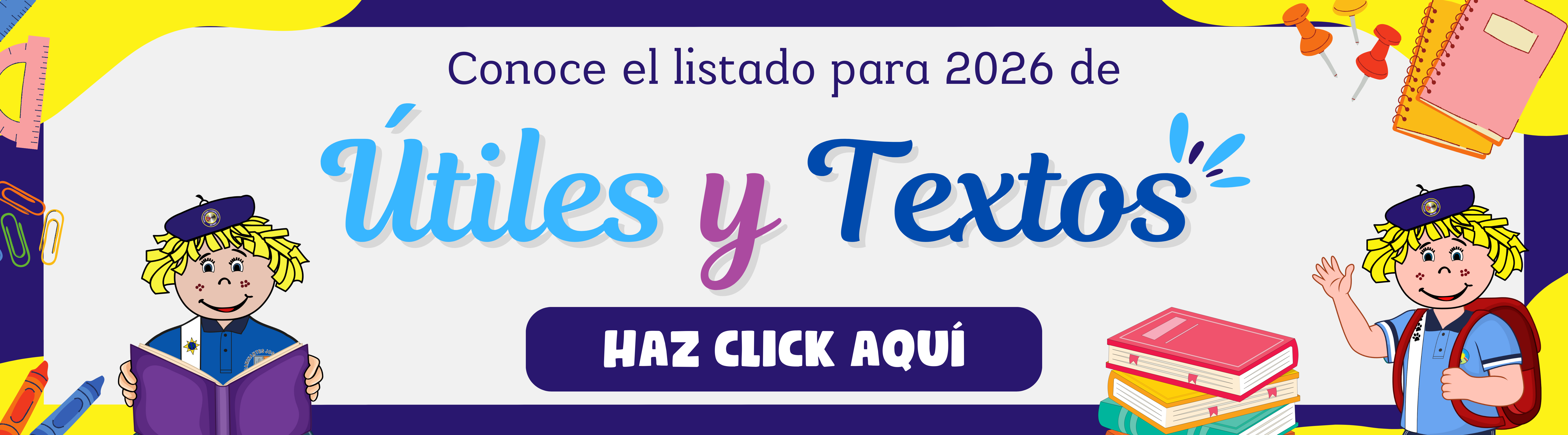 Útiles y textos 2026